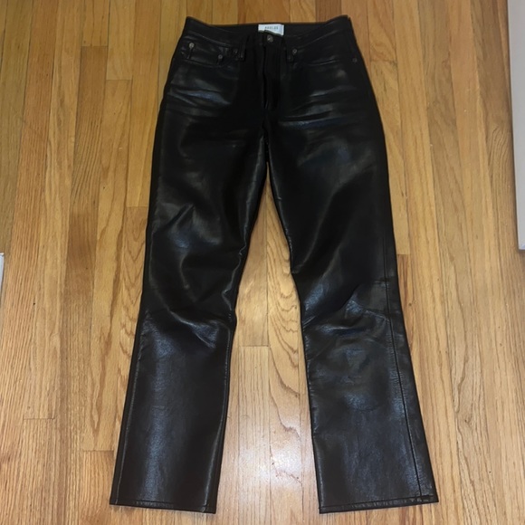Agolde Pants - Agolde leather pants